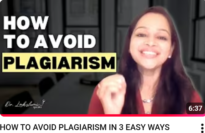 How to avoid plagiarism in 3 easy ways (APSS talk)
